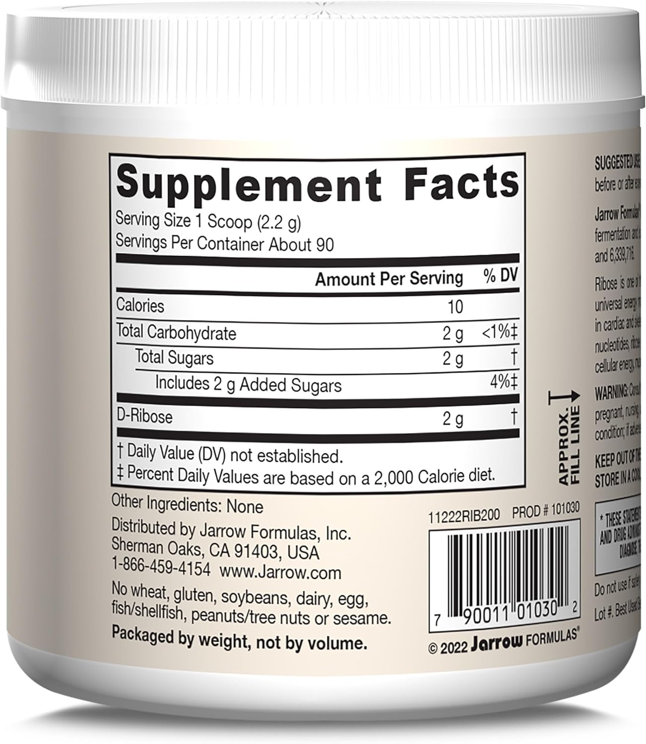 jarrow-formulas-d-ribose-powder-200g---muscle-recovery-energy-supplement---pure-vegan-non-gmo---90-servings-x12-10