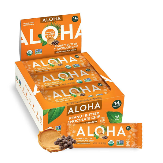 organic-plant-based-protein-bars---peanut-butter-chocolate-chip---vegan-gluten-free-paleo---198-oz-12-pack---low-sugar-low-carb-non-gmo-1