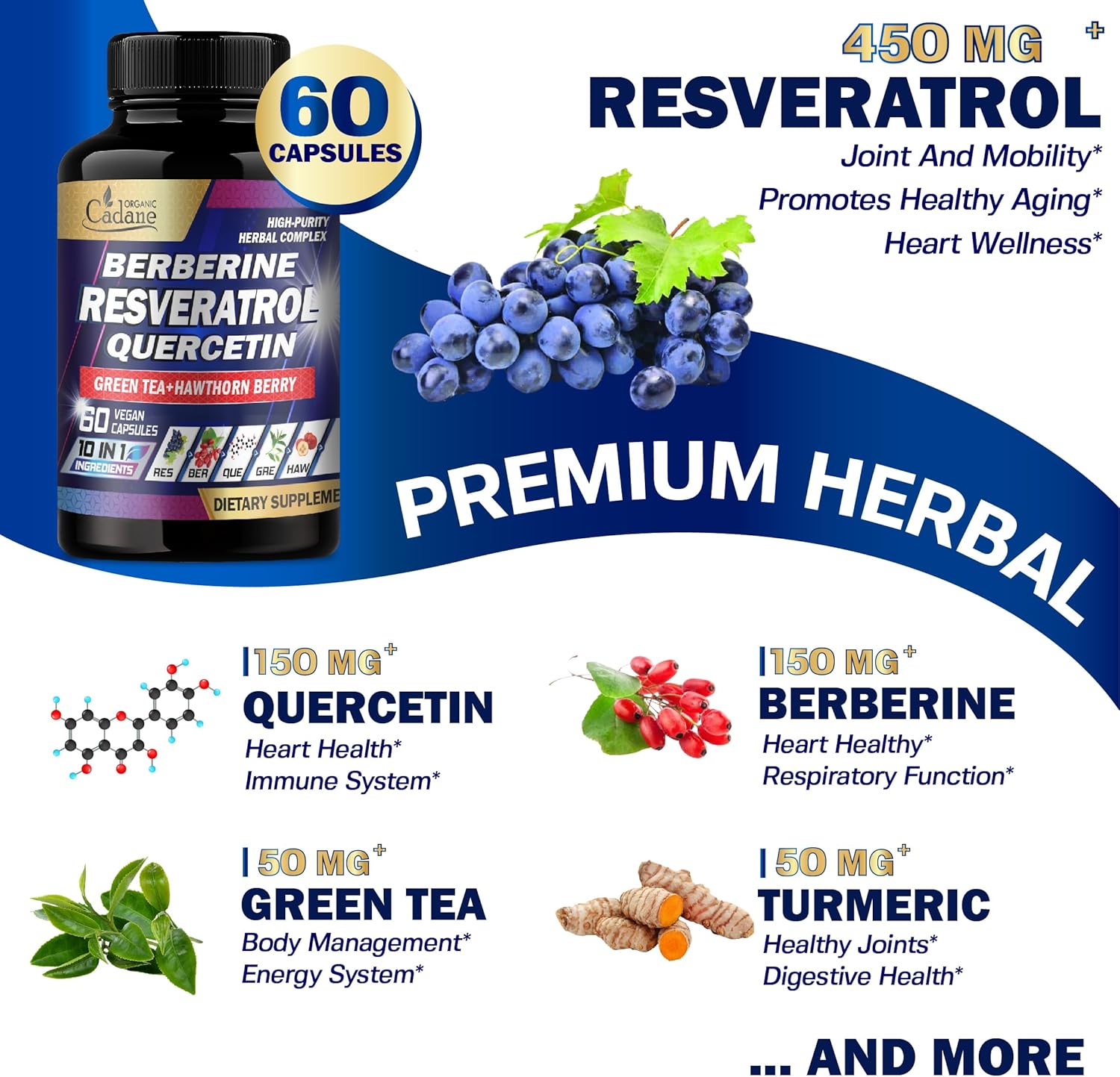 cadane-organic-resveratrol-supplement-with-10-powerful-ingredients---quercetin-berberine-green-tea-grape-seed-hawthorn-berry-turmeric-rhodiola-rosea-ginkgo-biloba-and-black-pepper---60-capsules-for-enhanced-health-and-wellness-2