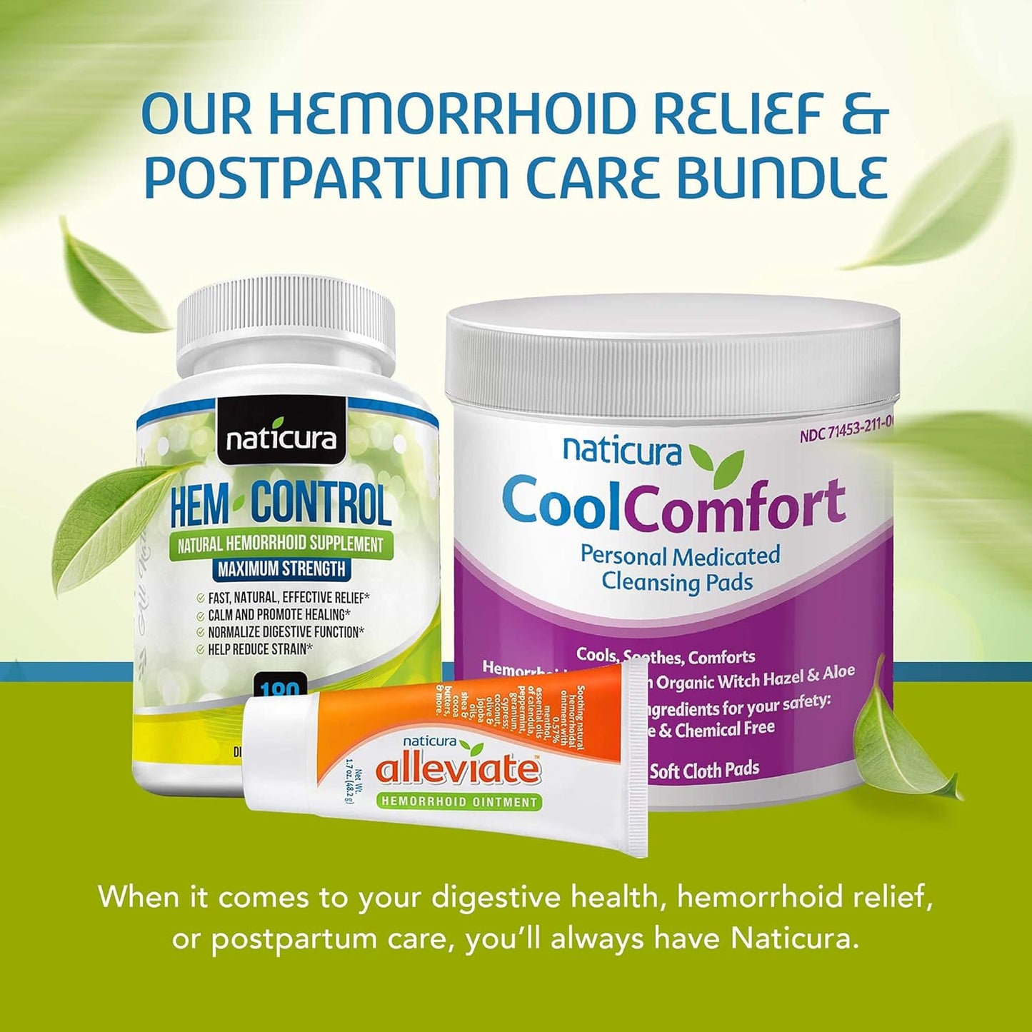 all-natural-hemorrhoid-relief-bundle-hem-control-supplement-alleviate-ointment-coolcomfort-cleansing-pads---fast-acting-solution-280-count-3