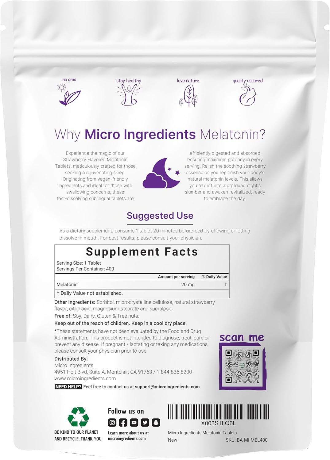400-count-micro-ingredients-melatonin-20mg-tablets-with-natural-strawberry-flavor---fast-dissolve-vegetarian-friendly-non-gmo-gluten-free-2