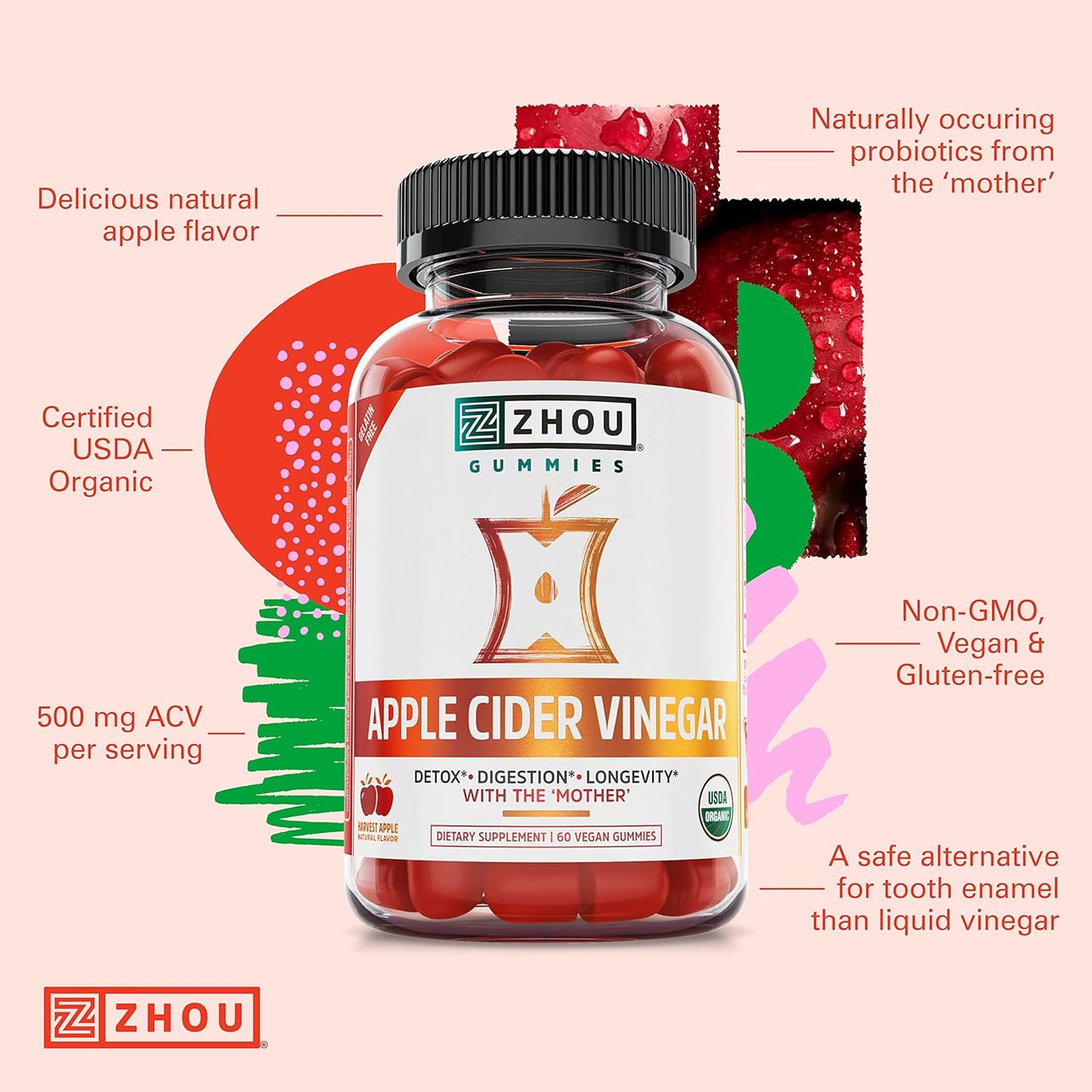 zhou-nutrition-apple-cider-vinegar-gummies-with-the-mother---acv-detox-digestion-heart-health-support---vegan-gluten-free---60-count-4