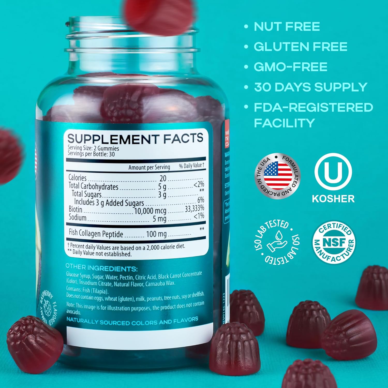 biotin-collagen-gummies-10000-mcg---hair-skin-nail-supplement---non-gmo-gluten-free---beauty-gummies-for-women-and-men-2
