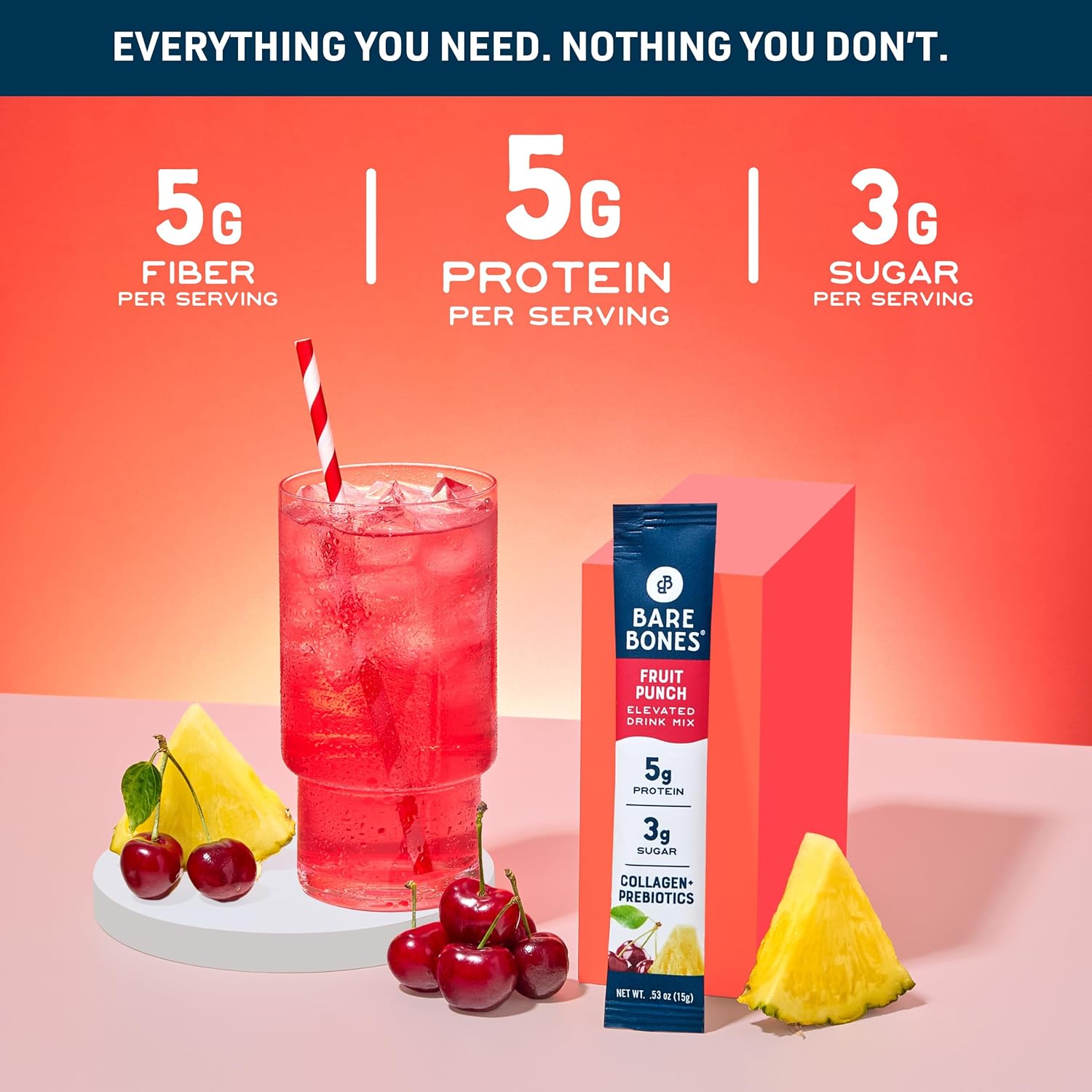 collagen-prebiotic-fruit-punch-drink-mix-stick-packs-with-bare-bones-on-the-go-powdered-refreshment-convenient-healthy-blend-3g-sugar-16-packets-2