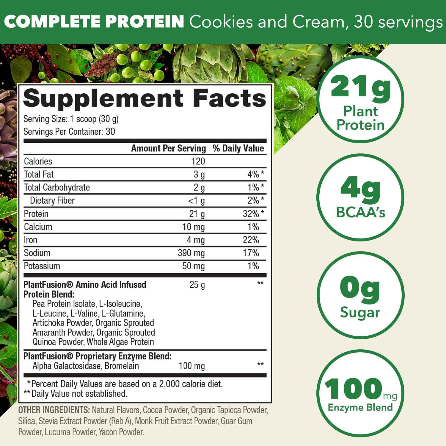 plantfusion-cookies-cream-vegan-protein-powder-2-lb---plant-based-with-bcaas-digestive-enzymes-pea-protein---keto-gluten-free-soy-free-non-dairy-no-sugar-non-gmo-2