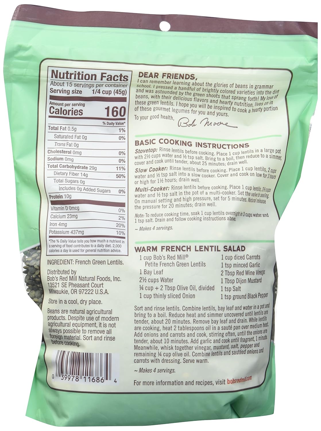 bobs-red-mill-green-lentil-beans---24-ounce-pack-of-4---nutritious-and-delicious-pulses-2