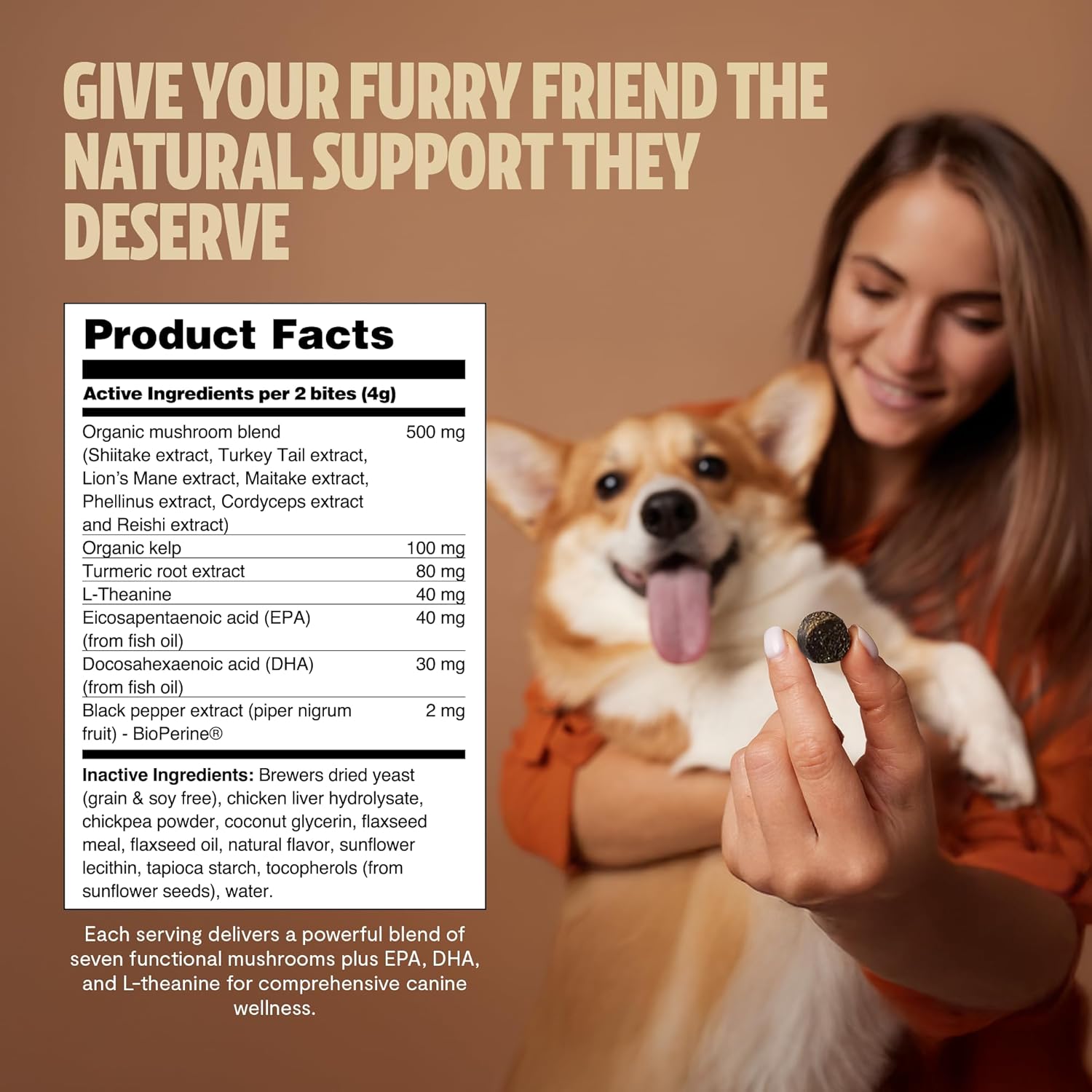 turkey-tail-mushroom-dog-supplement---immune-support-calming-treats-for-dogs---freshcap-shroomies-180-soft-chews-3