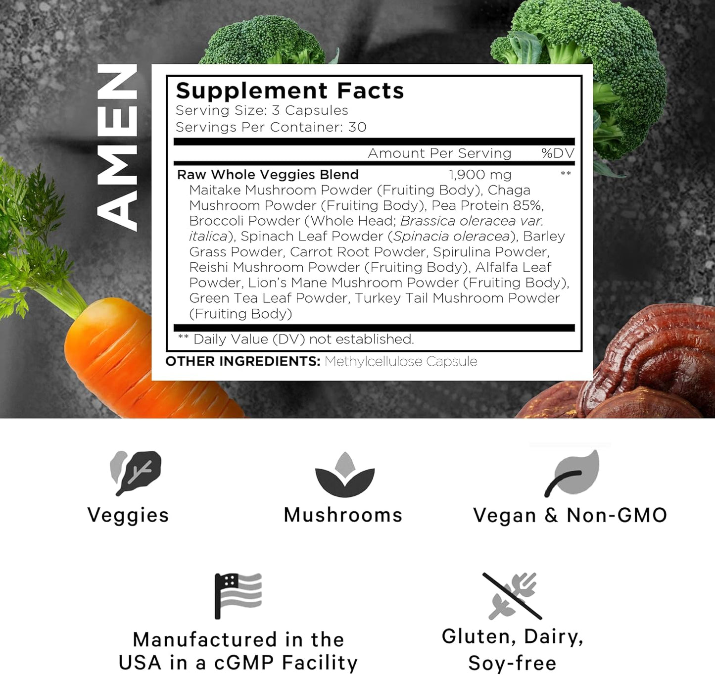 daily-greens-multivitamin-capsules-with-mushroom-complex---vegan-blend-of-vegetables-superfood-minerals-raw-greens---non-gmo-90-ct-2