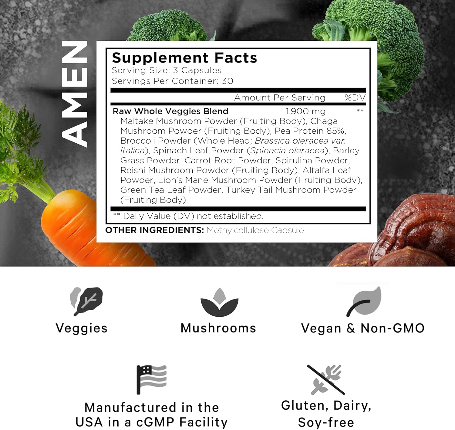 daily-greens-multivitamin-capsules-with-mushroom-complex---vegan-blend-of-vegetables-superfood-minerals-raw-greens---non-gmo-90-ct-2