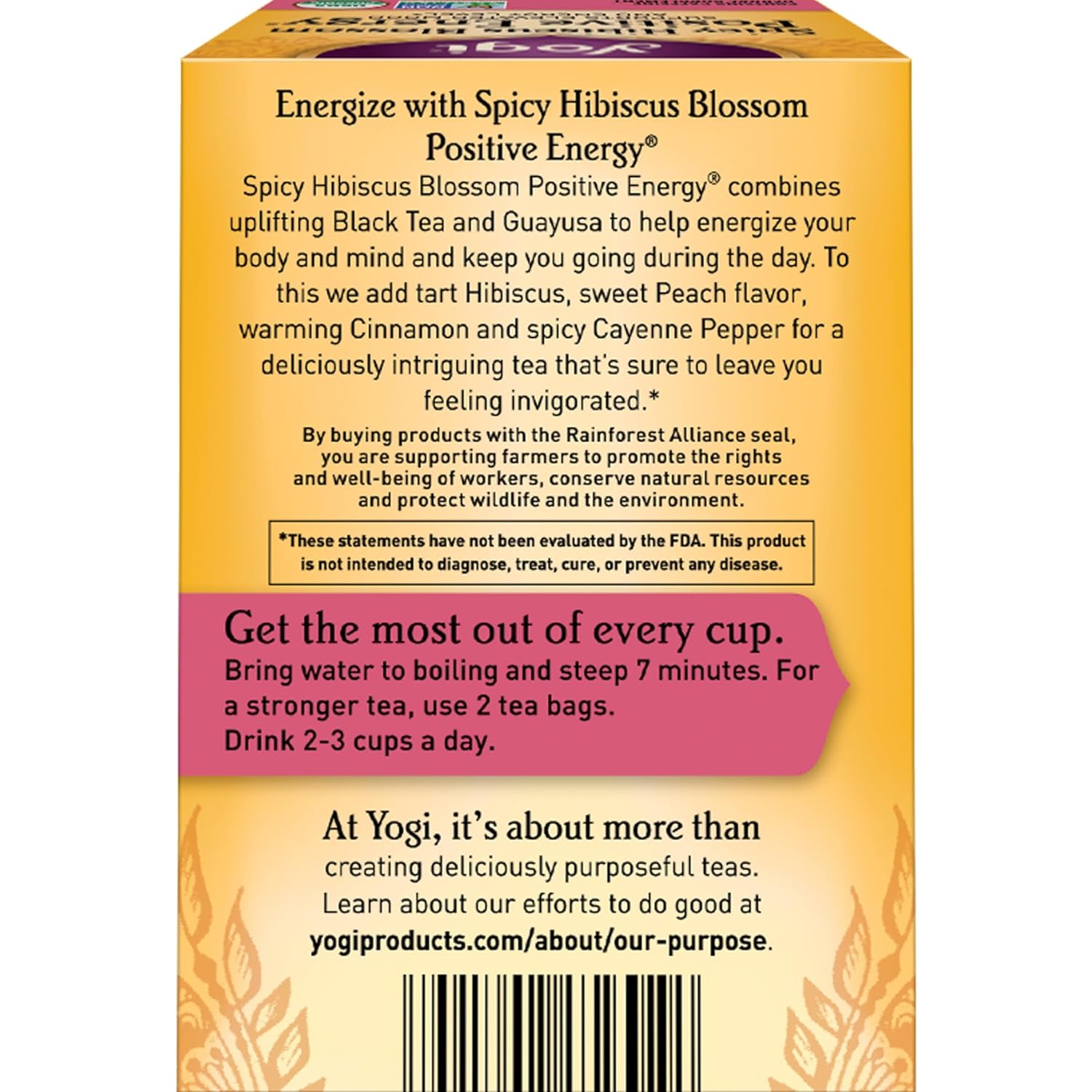 organic-spicy-hibiscus-blossom-positive-energy-tea---96-tea-bags-6-packs---energizing-herbal-blend-with-black-tea-hibiscus-flower-cinnamon-bark---yogi-tea-2