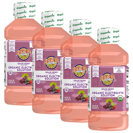 organic-electrolyte-drink-for-toddlers---grape-berry-flavor-with-zinc---1-liter-bottle-4-pack---ages-2---earths-best-1