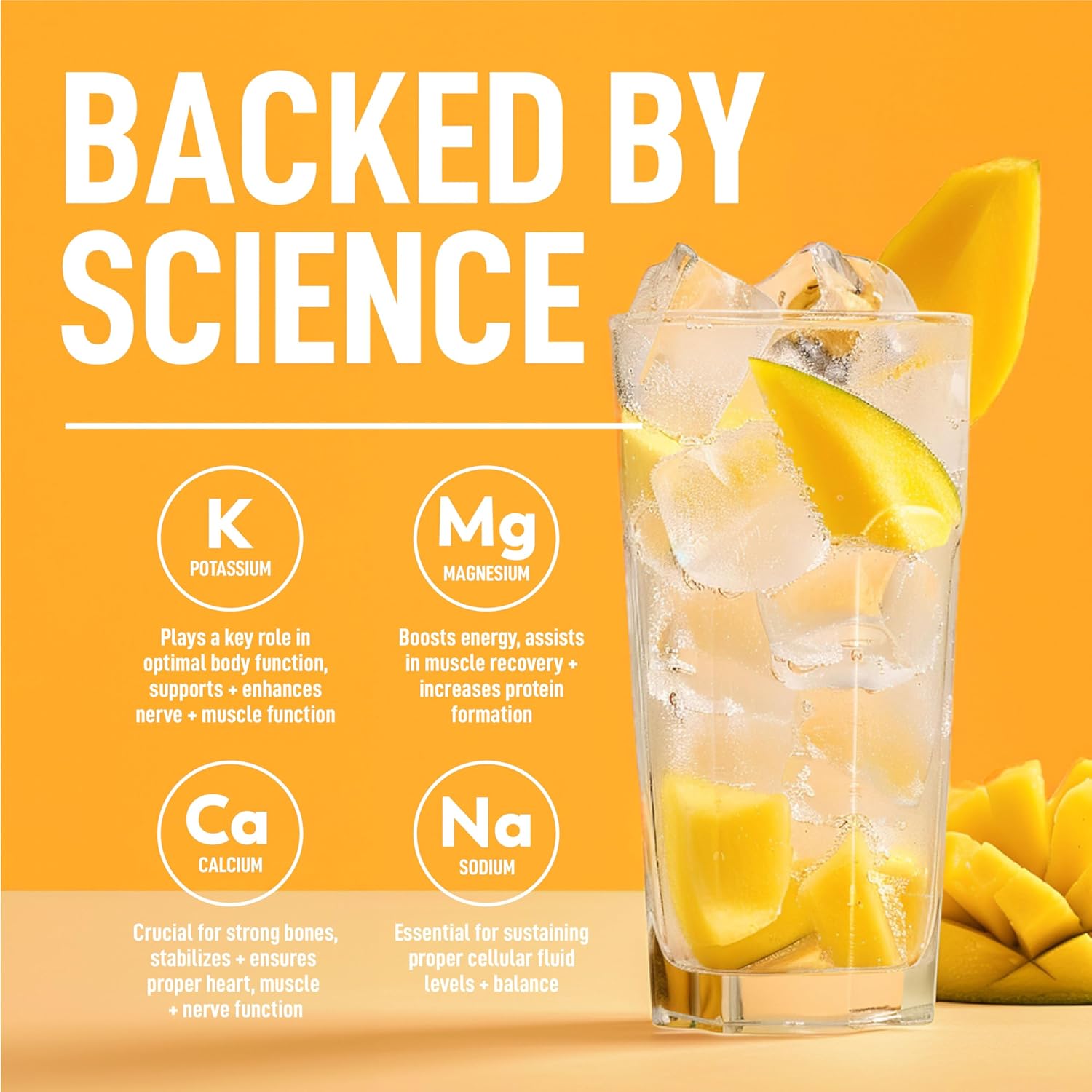 Mango Flavored Keto Electrolyte Powder with No Sugar - Hydration Support for Keto Dieters - Sugar-Free Electrolyte Supplement - Sips Like Sunshine - Espot.com.au