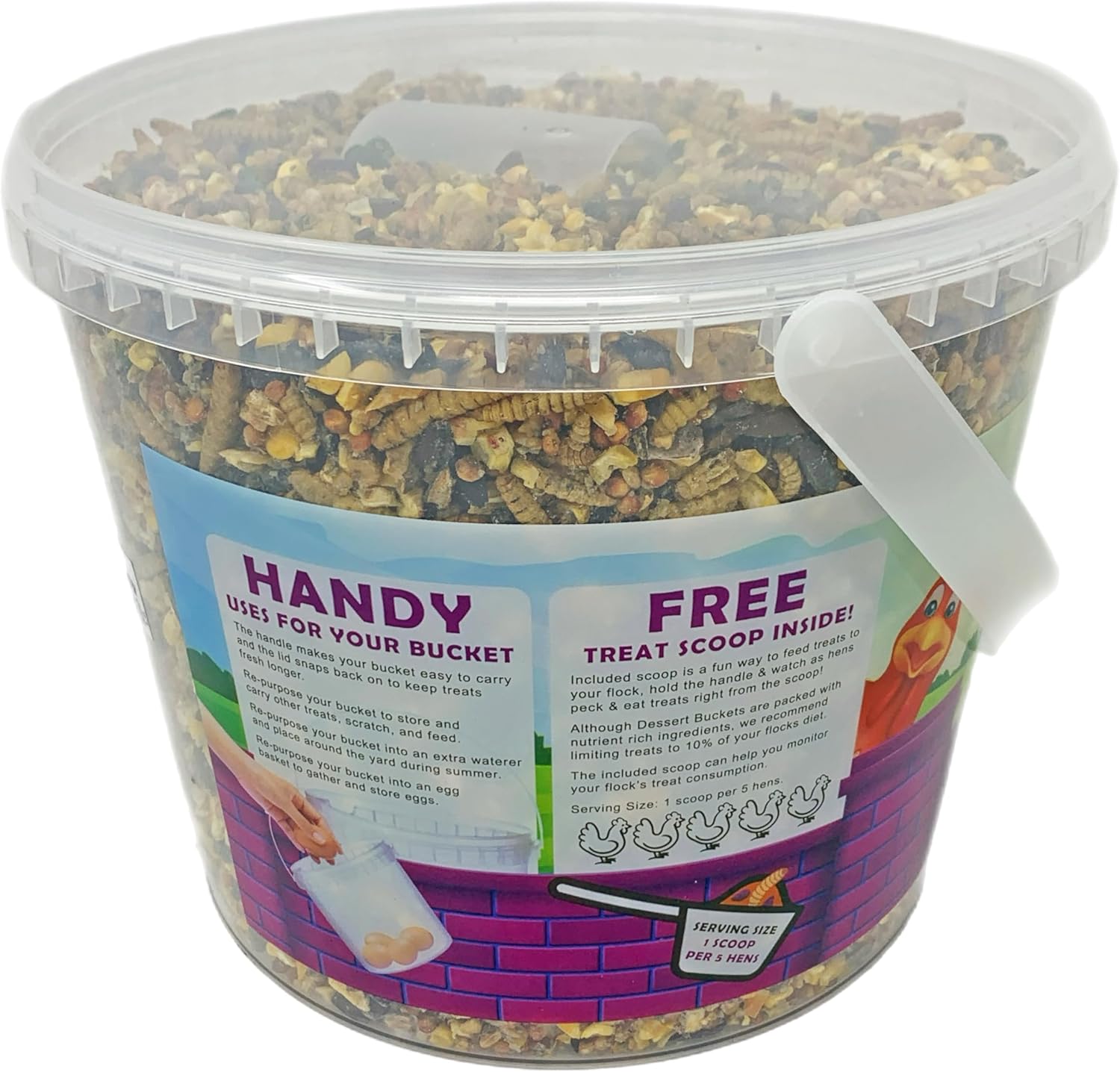 5-lb-pecking-order-dessert-bucket-grub-toppings-for-chickens-with-handle-and-scoop-3