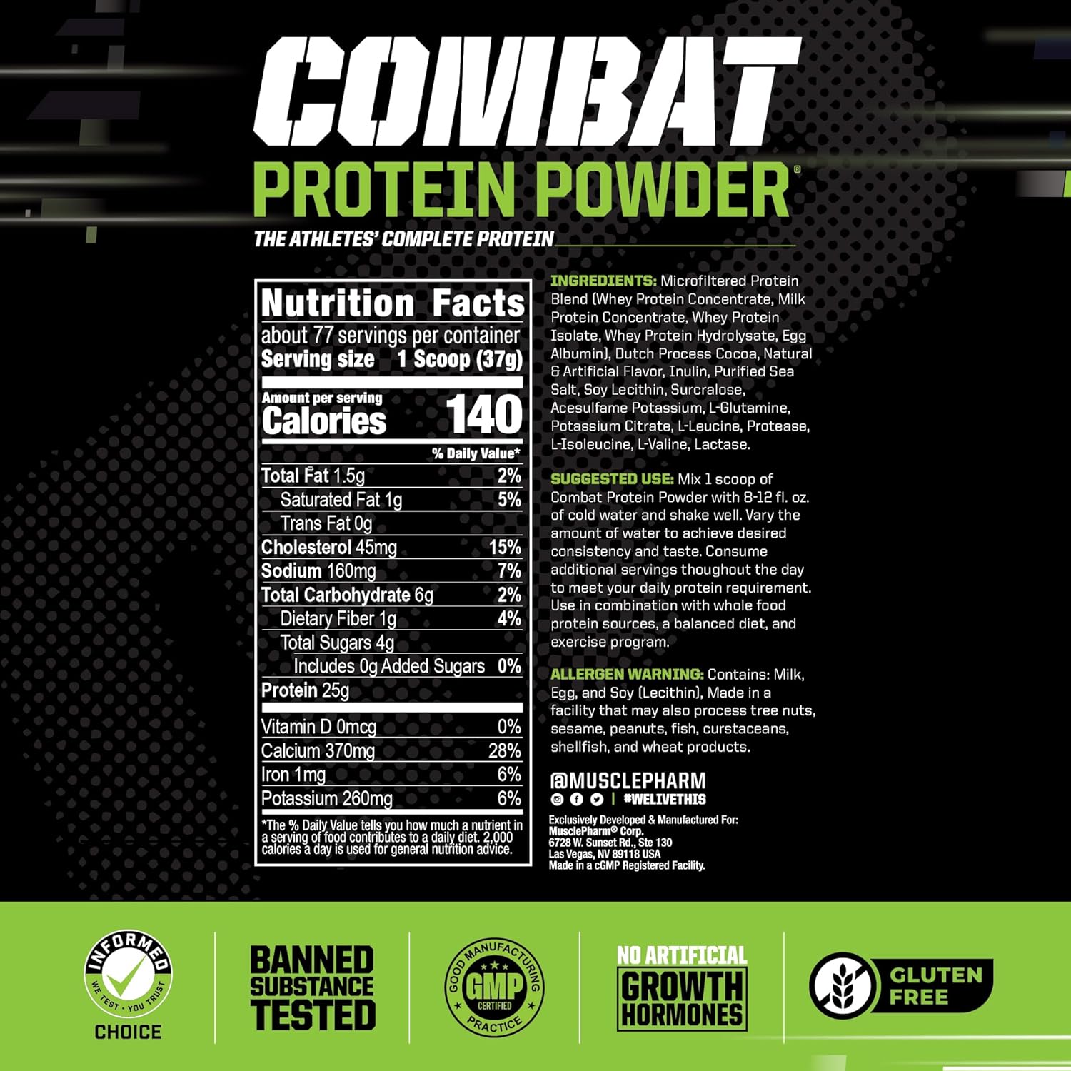 muscle-pharm-combat-protein-powder-chocolate-milk-flavor-62-lb---77-servings-5-protein-sources-gluten-free---ideal-for-building-strong-muscles-during-workouts-2