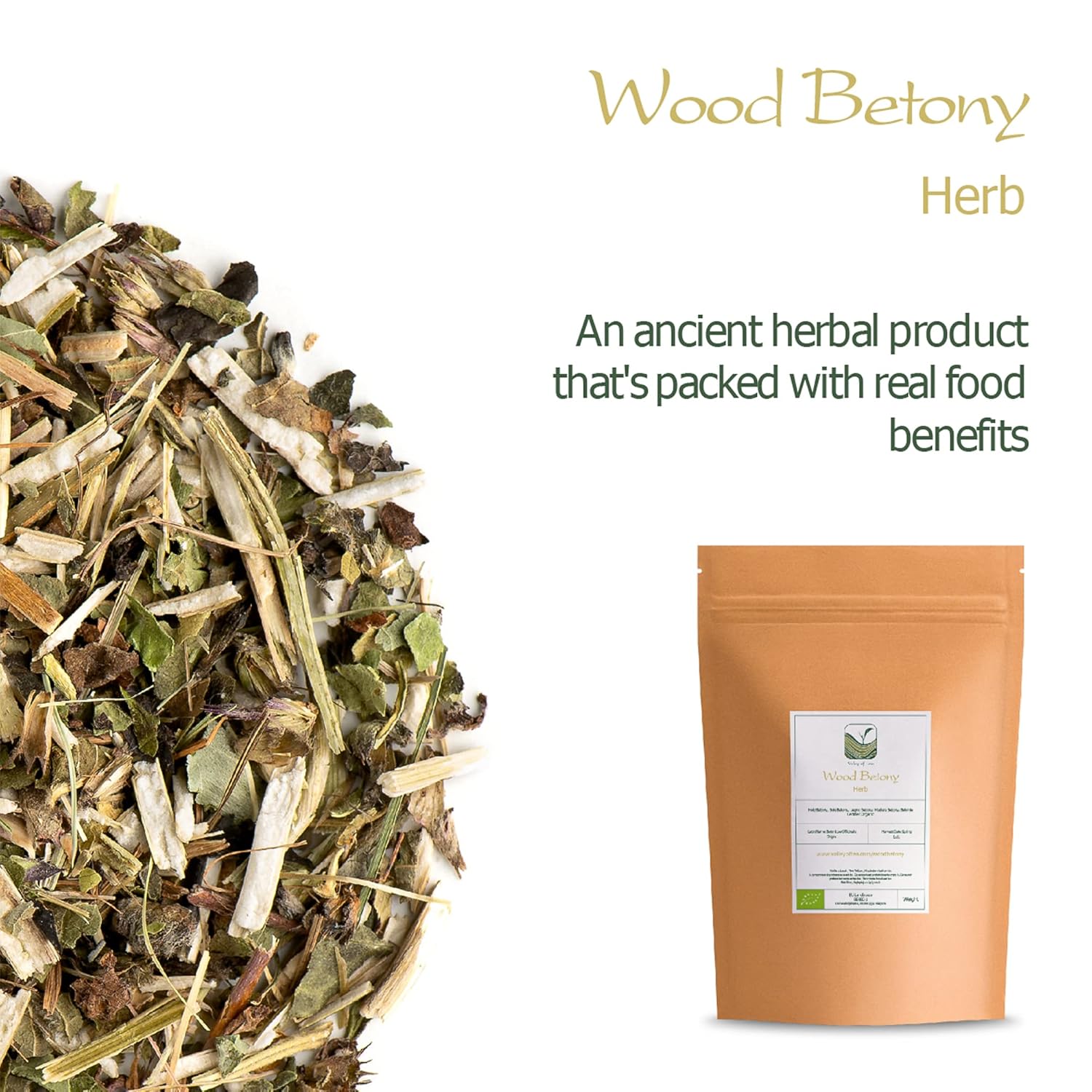 Wood Betony Tea: Herbal Blend of Valley Tea, Hedgenettle, and Bishopwort - Purple Betony Herb Infusion for Relaxation and Wellness - Espot.com.au