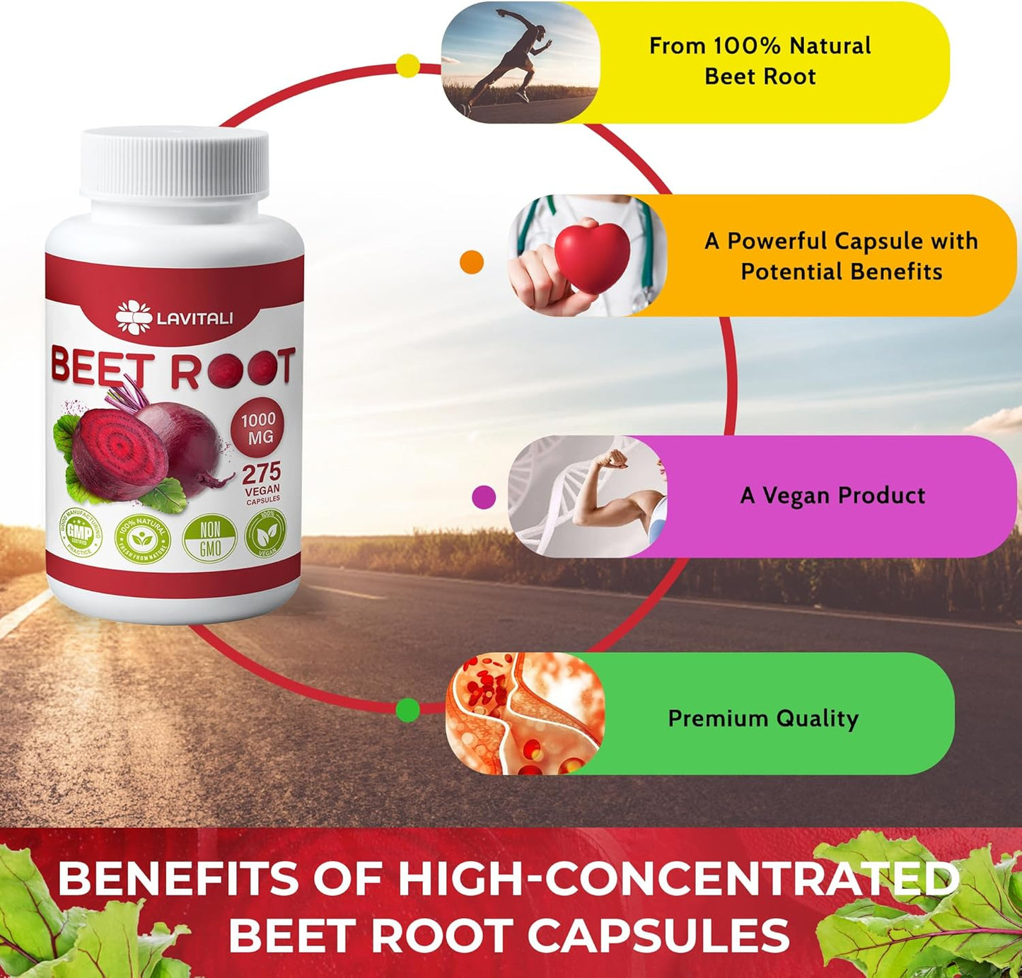 high-concentration-1000mg-beet-root-extract-capsules---275-caps-gluten-free-vegan---100-pure-natural-3