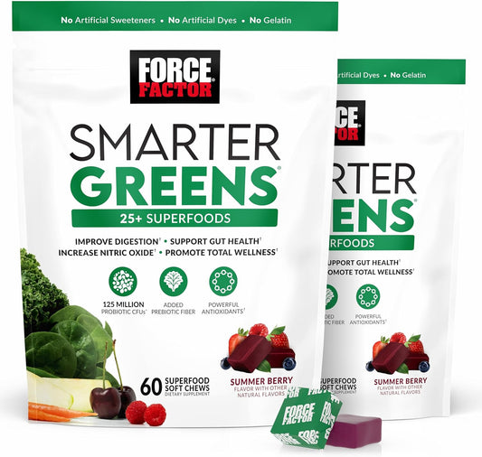 force-factor-smarter-greens-superfood-chews-2-pack---greens-superfoods-with-probiotics-antioxidants-fiber---support-digestion-nitric-oxide-energy---120-soft-chews-1