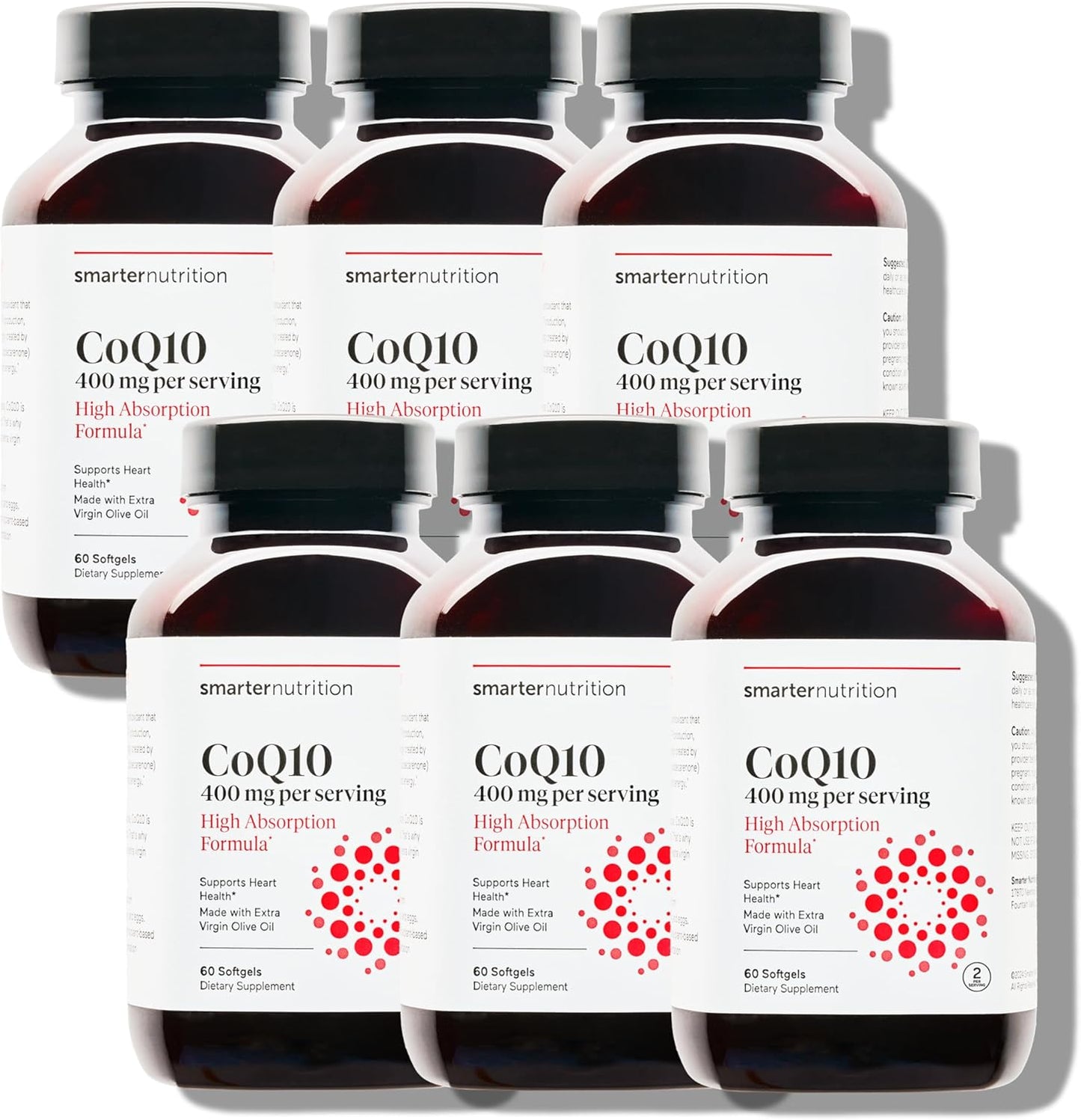 high-potency-smarter-nutrition-coq10-400mg-with-olive-oil---heart-health-supplement-for-energy-production---non-gmo-gluten-free---360-capsules-6-month-supply-1
