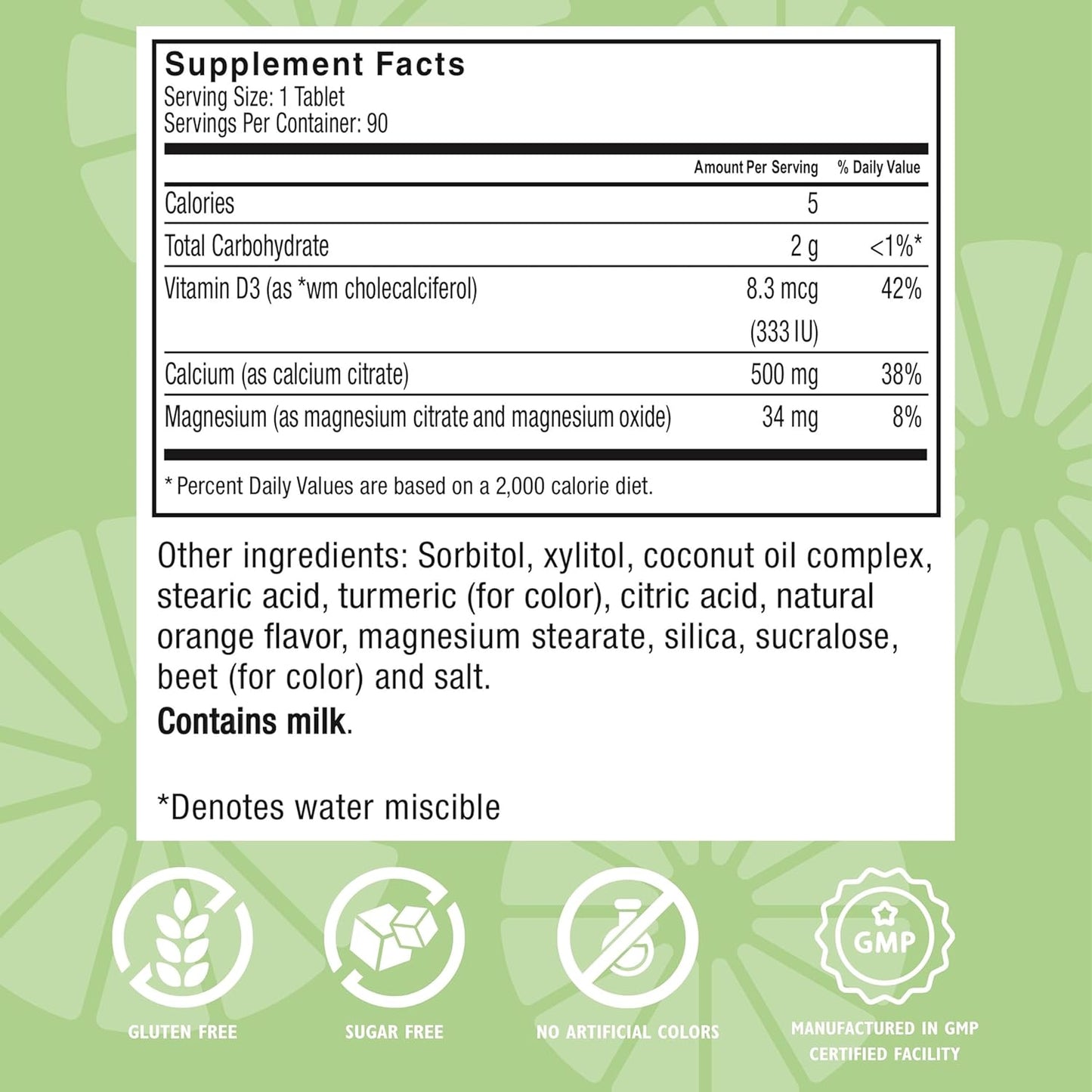 bariatric-calcium-plus-chewable-tablets---500mg-calcium-citrate-333-iu-vitamin-d3-34mg-magnesium---post-surgery-support---gluten-sugar-free---orange-flavor---270-tablets-4