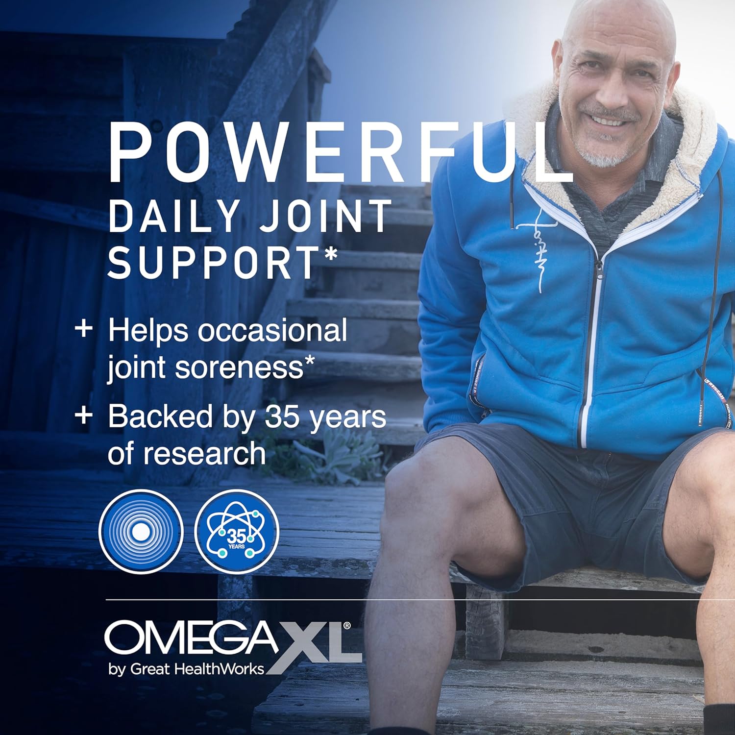 OmegaXL Joint and Muscle Support Supplement with Green Lipped Mussel Oil - Drug-Free Soft Gel Pills for Joints and Heart Health - 60 Count Joint Support + 30 Count HeartXL Omega-7 Blend - Espot.com.au