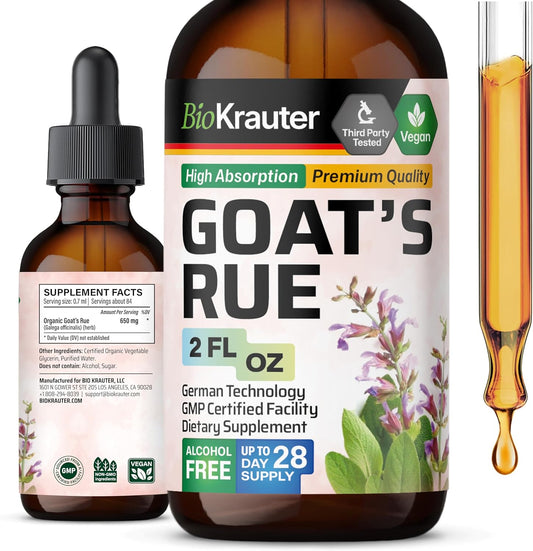 Goats Rue Lactation Supplement Tincture - Vegan, Alcohol & Sugar Free - 2 Fl.Oz. - Espot.com.au
