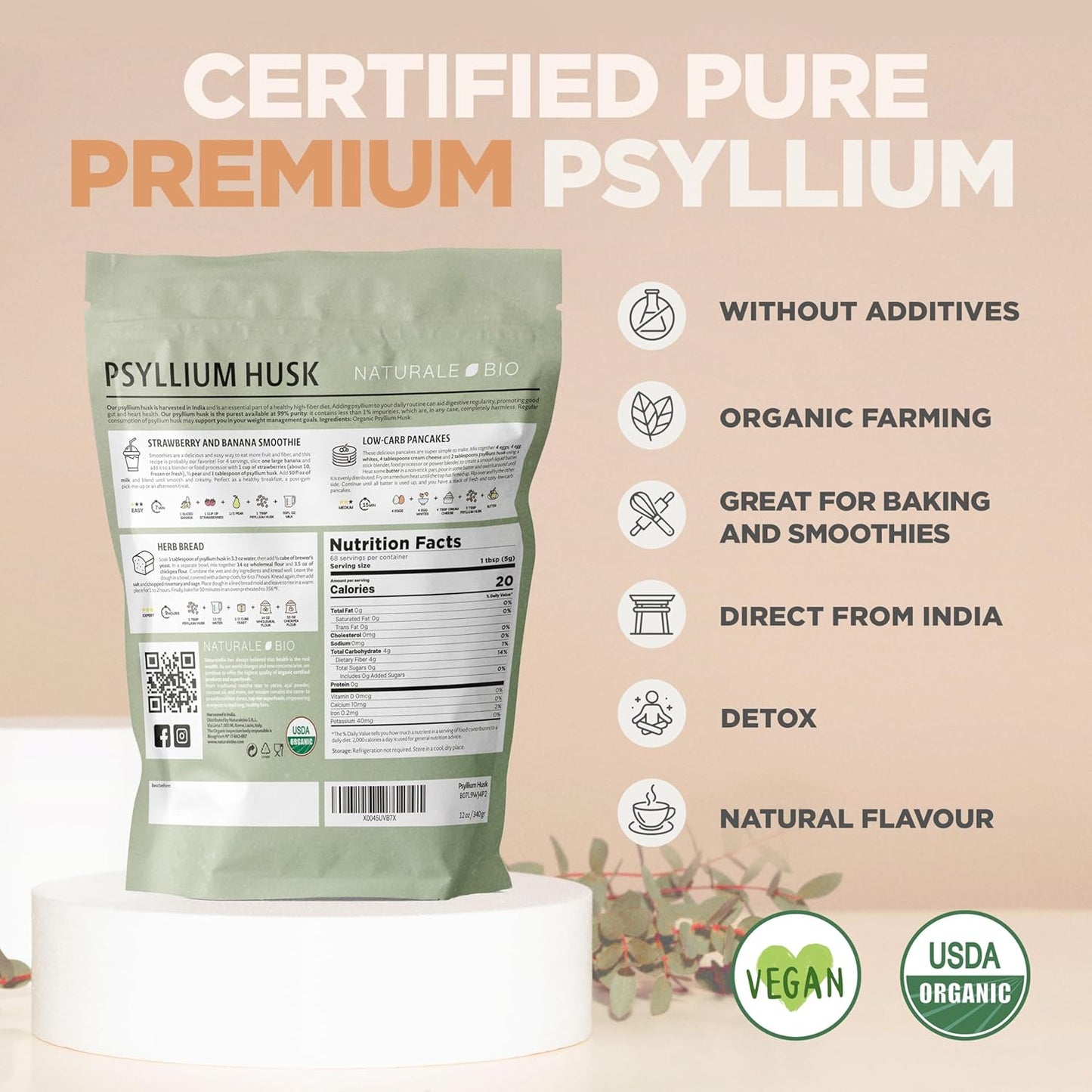 organic-psyllium-husk-powder---12oz-99-pure-fiber-supplement-usda-certified-gluten-free-perfect-for-keto-paleo-vegan-probiotics-for-men-and-women-made-in-india-2