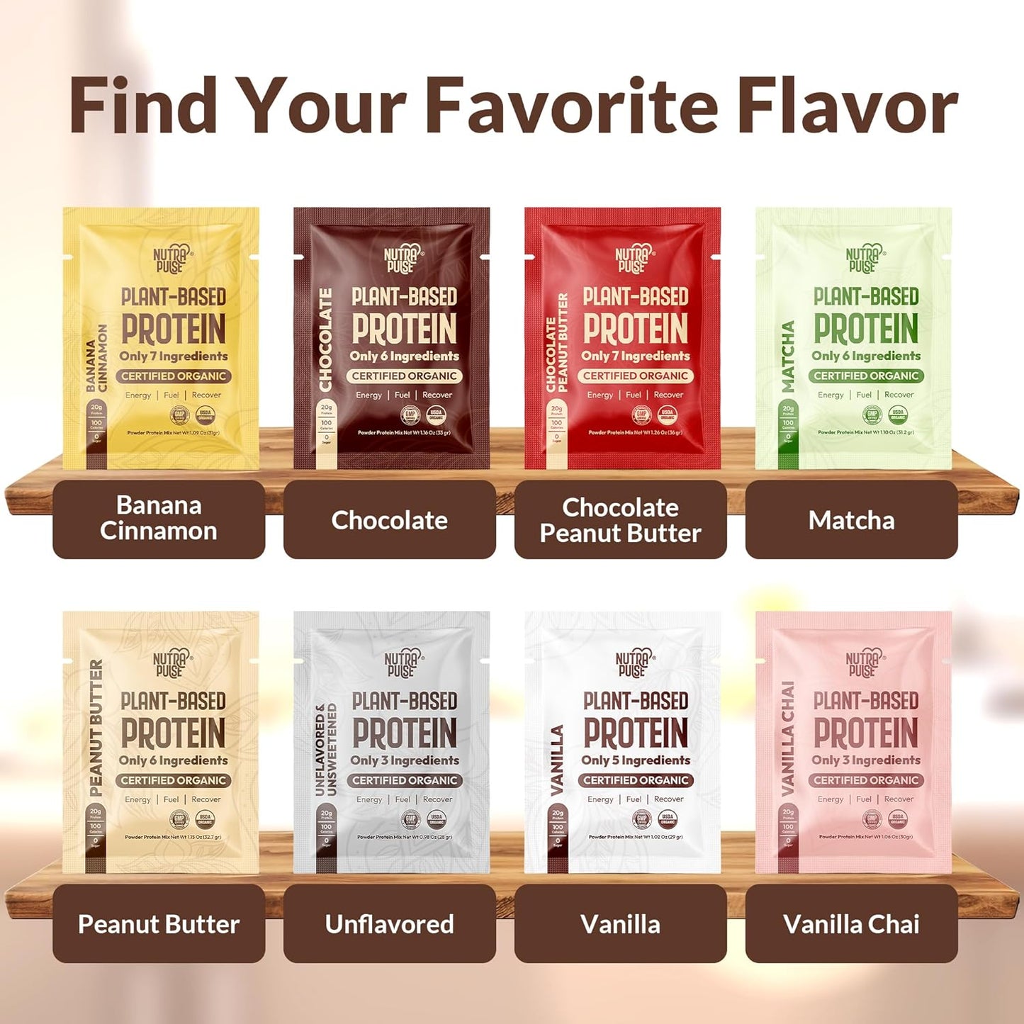 organic-vegan-protein-powder-sample-pack---plant-based-gluten-free-non-gmo-20g-protein-per-serving-ideal-for-smoothies-shakes---vanilla-flavor-pack-of-16-7