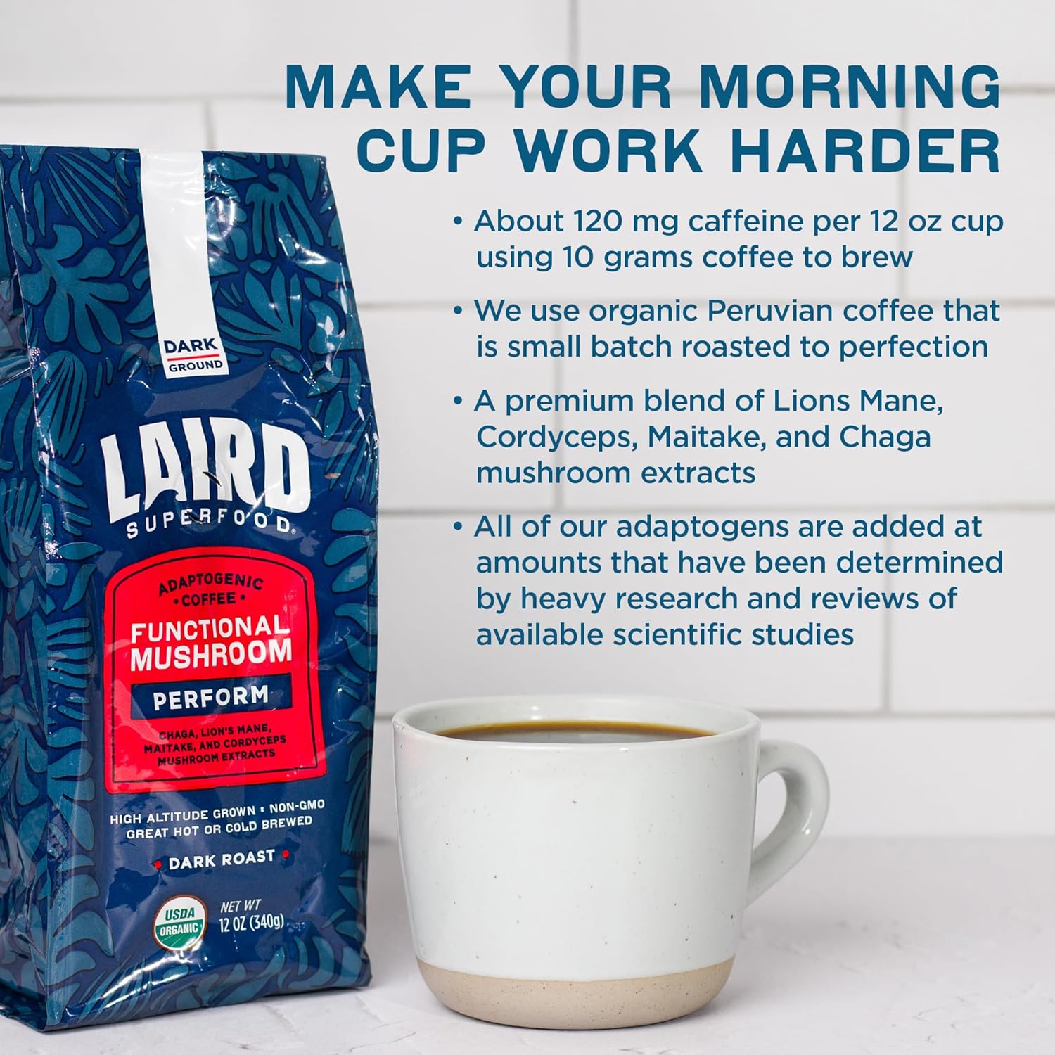 certified-organic-peruvian-dark-roast-coffee-with-functional-mushrooms---gluten-free-dairy-free-non-gmo---12-oz-bag---paleo-keto-friendly-7