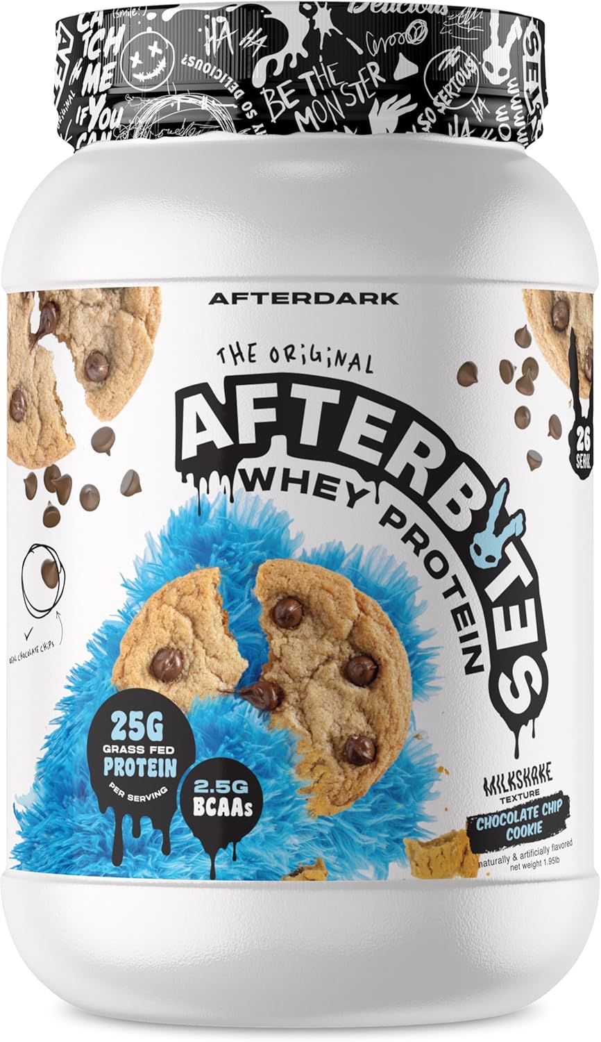 afterbites-whey-protein-powder---25g-protein-45g-bcaas-easy-dissolving-no-artificial-colors-isolate-protein---26-servings-chocolate-chip-cookie-flavor-1