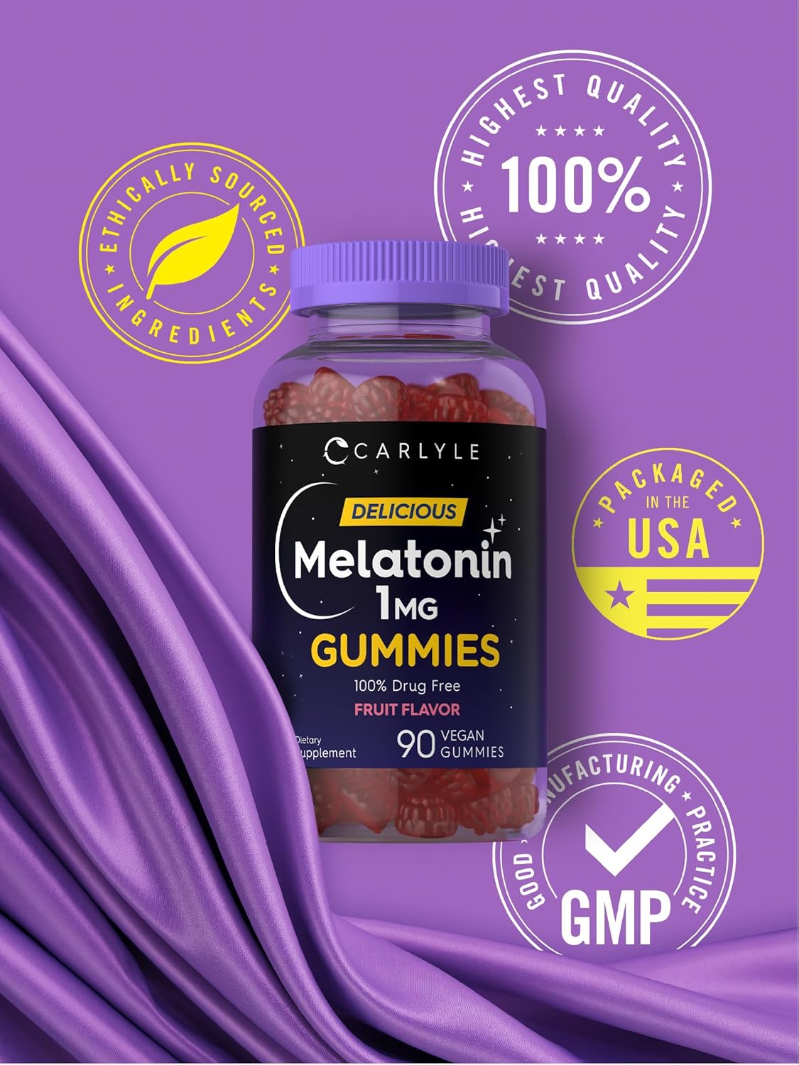 carlyle-melatonin-gummies---90-count-1mg---vegan-non-gmo-gluten-free---fruit-flavored-sleep-aid-6