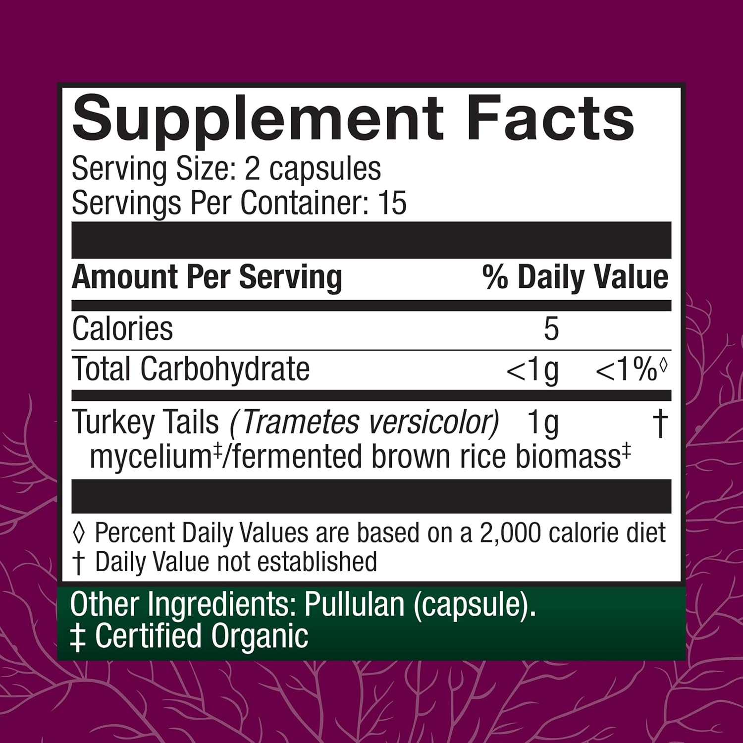 turkey-tail-mushroom-capsules-for-digestive-health-immune-system-support---gastrointestinal-gut-microbiome-supplement---30-capsules-2