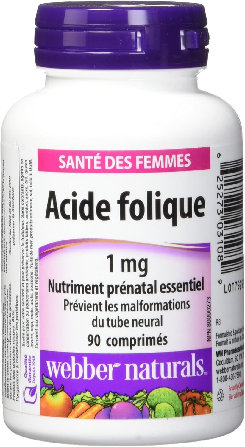 webber-naturals-folic-acid-supplement---1-mg-90-tablets-for-supporting-overall-health-and-wellness-3