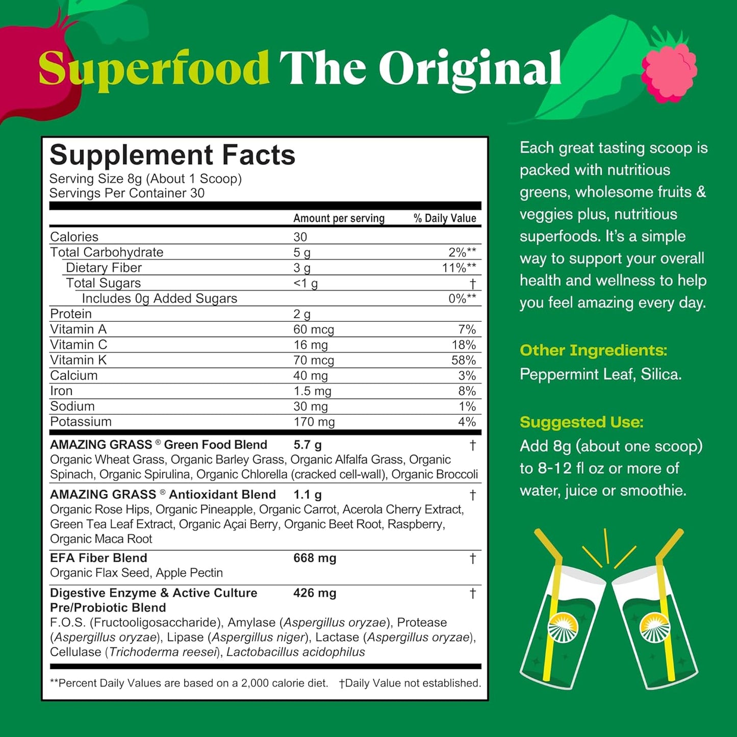 amazing-grass-greens-superfood-powder-bundle---organic-spirulina-chlorella-beet-root-digestive-enzymes-probiotics-original-flavor-30-servings-60-total-3