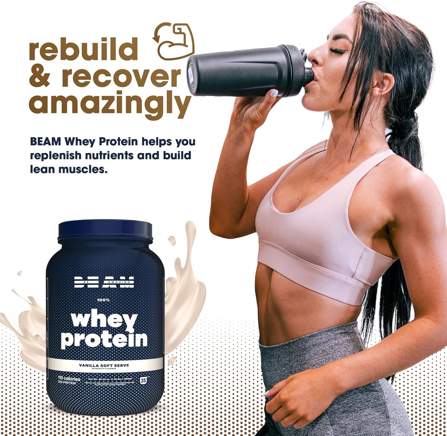 be-amazing-whey-protein-isolate-powder---gluten-free-muscle-support-shake-with-digestive-enzymes---fruity-cereal-flavor-25-servings-5