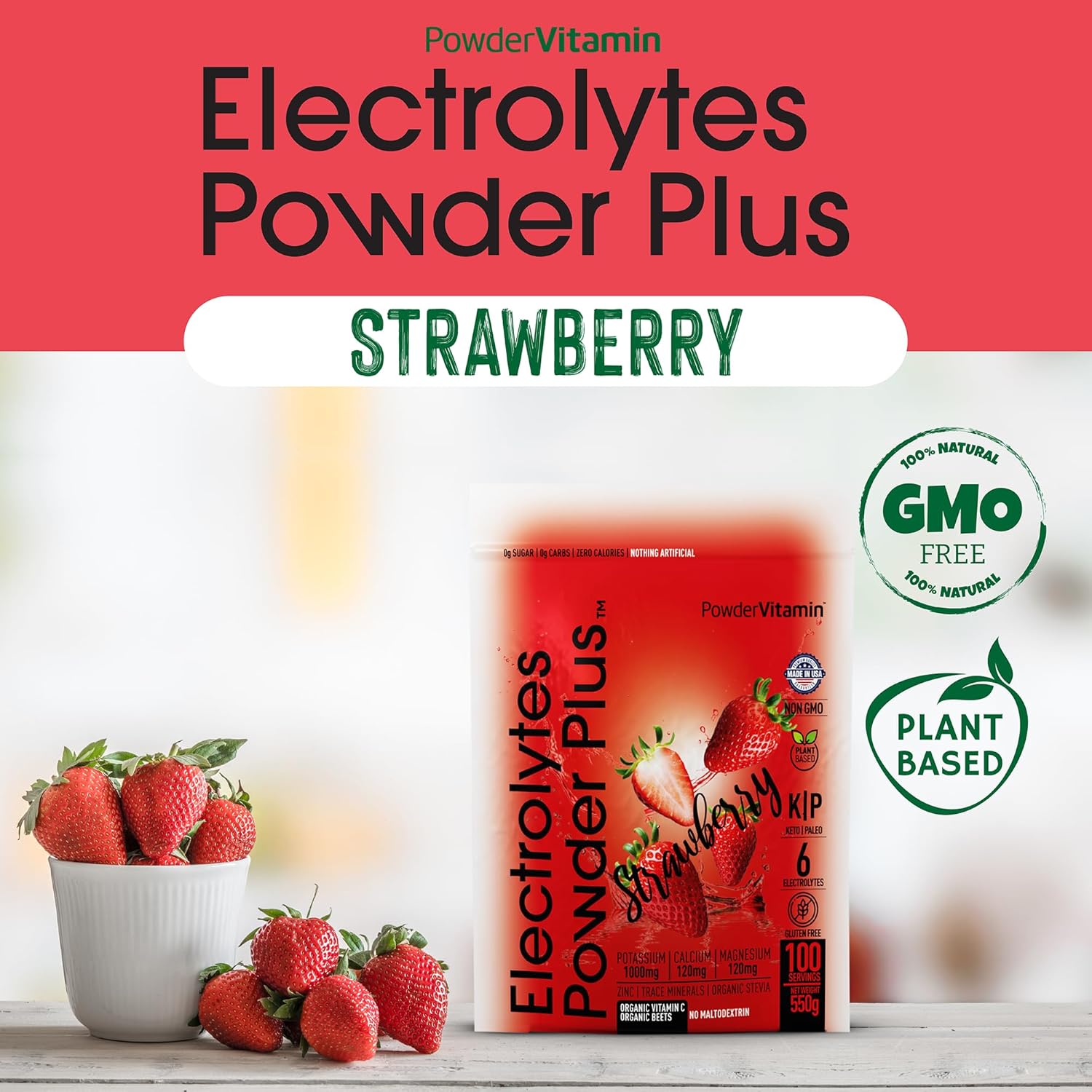 strawberry-electrolyte-powder---100-servings-zero-calorie-keto-hydration-supplement-with-1000mg-potassium-120mg-calcium-120mg-magnesium---no-sugar-or-maltodextrin-7