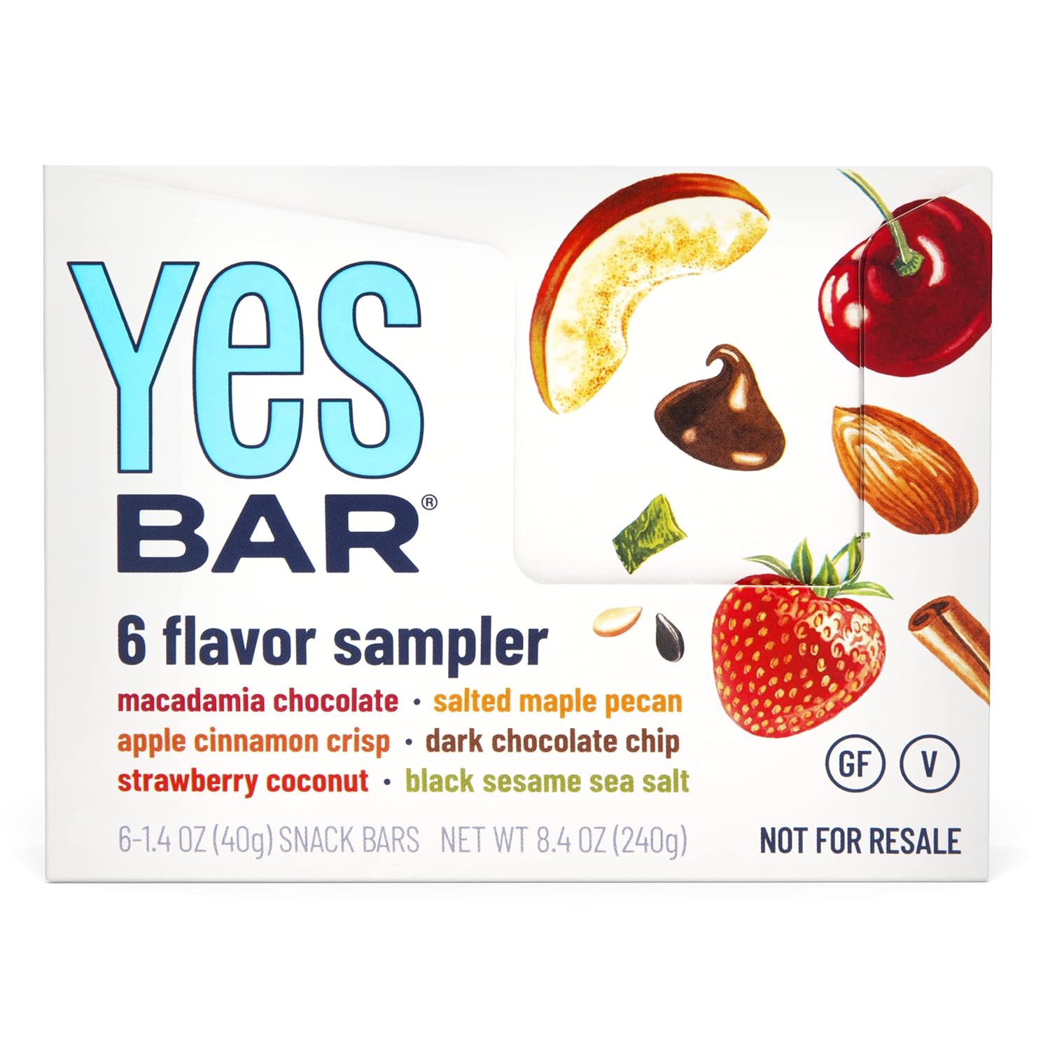 yes-bar-variety-pack---plant-based-protein-snack-bar-with-6-decadent-flavors---vegan-paleo-gluten-free-dairy-free-low-sugar---healthy-breakfast-or-snack-for-low-carb-and-keto-diets-pack-of-6-6