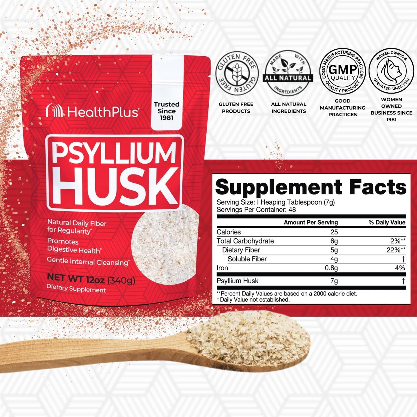health-plus-psyllium-husk-powder-12-oz---48-servings-natural-detox-daily-fiber-supplement-for-constipation-relief-gentle-gut-cleanse-ideal-for-keto-baking-2