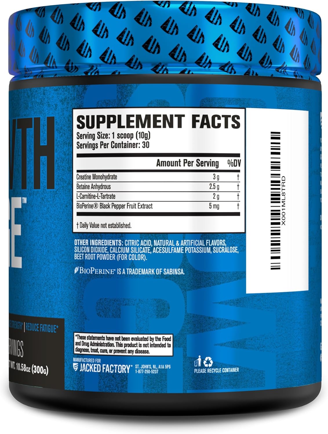 growth-surge-creatine-post-workout-supplement-with-l-carnitine---muscle-builder-recovery-aid-with-creatine-monohydrate-betaine-l-carnitine-l-tartrate---30-servings-swoleberry-flavor-5