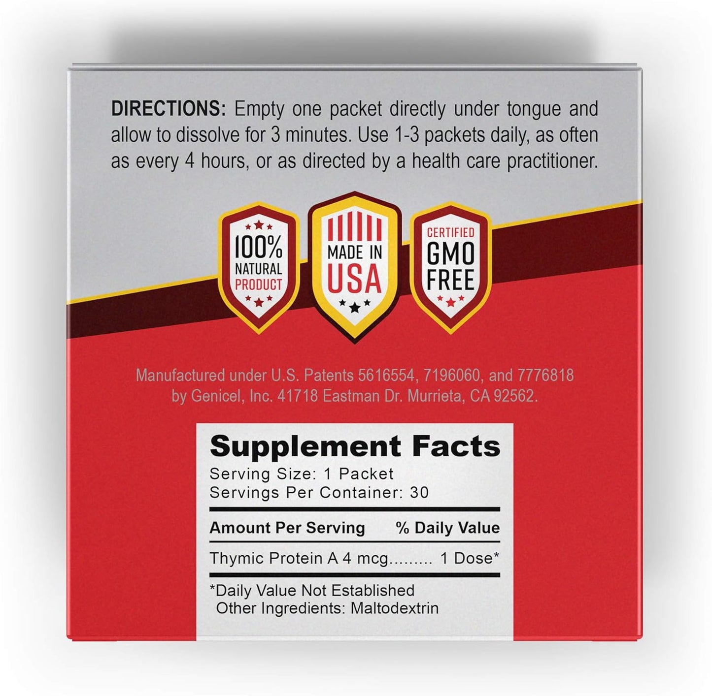 all-natural-proboost-thymic-protein-a-powder-packets---immune-system-support-supplement-4-mcg-tpa---non-gmo-formula---30-packets-for-health-2