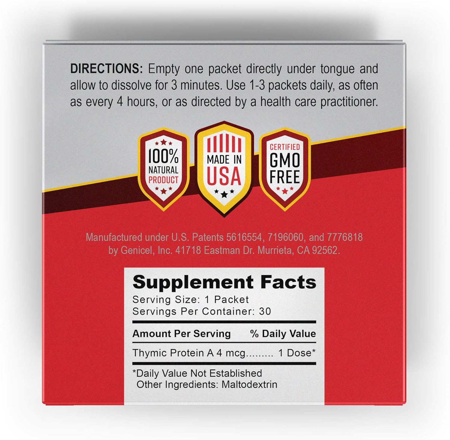 all-natural-proboost-thymic-protein-a-powder-packets---immune-system-support-supplement-4-mcg-tpa---non-gmo-formula---30-packets-for-health-2