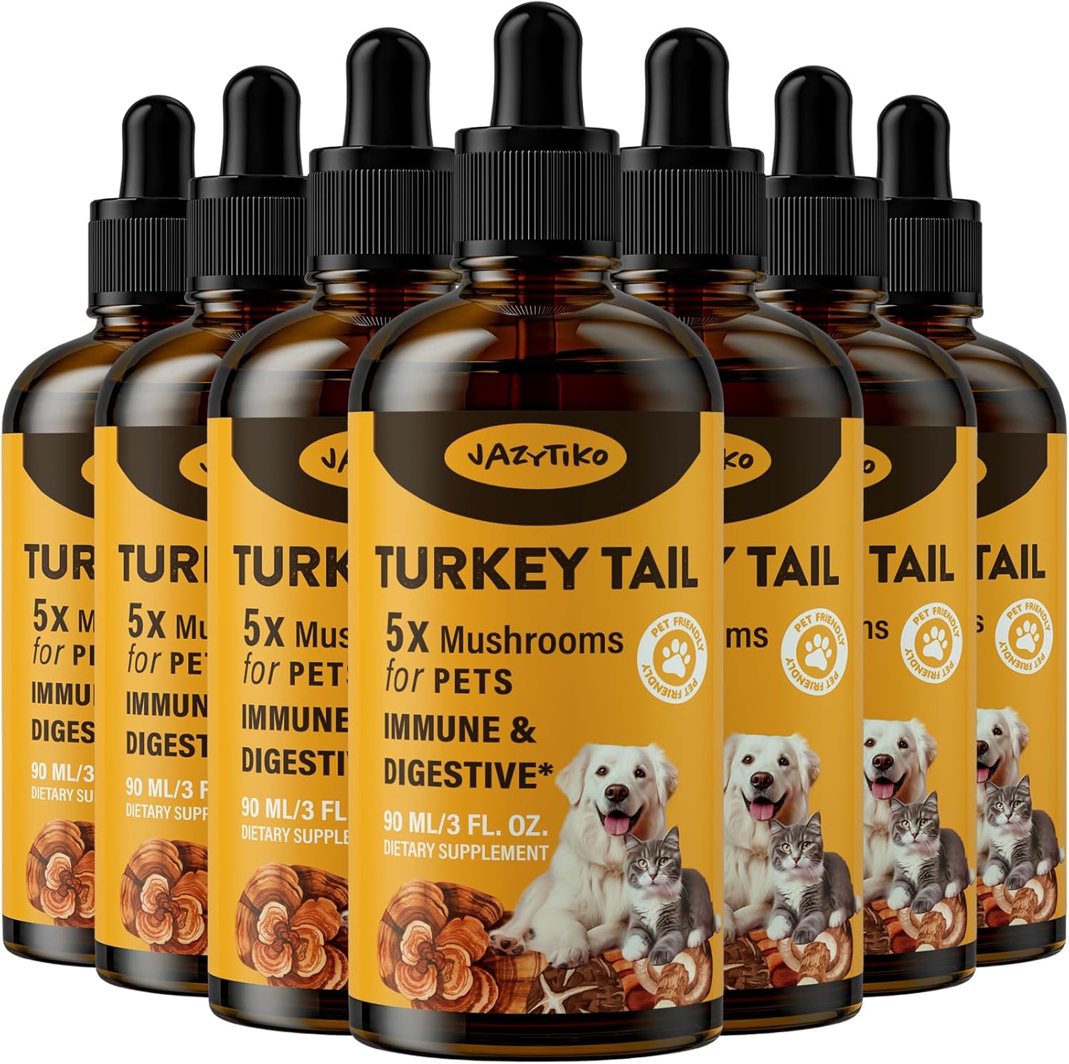 turkey-tail-mushroom-pet-drops---2000mg-immune-digestive-support-with-turmeric-probiotic---vet-formulated-630ml21floz-1