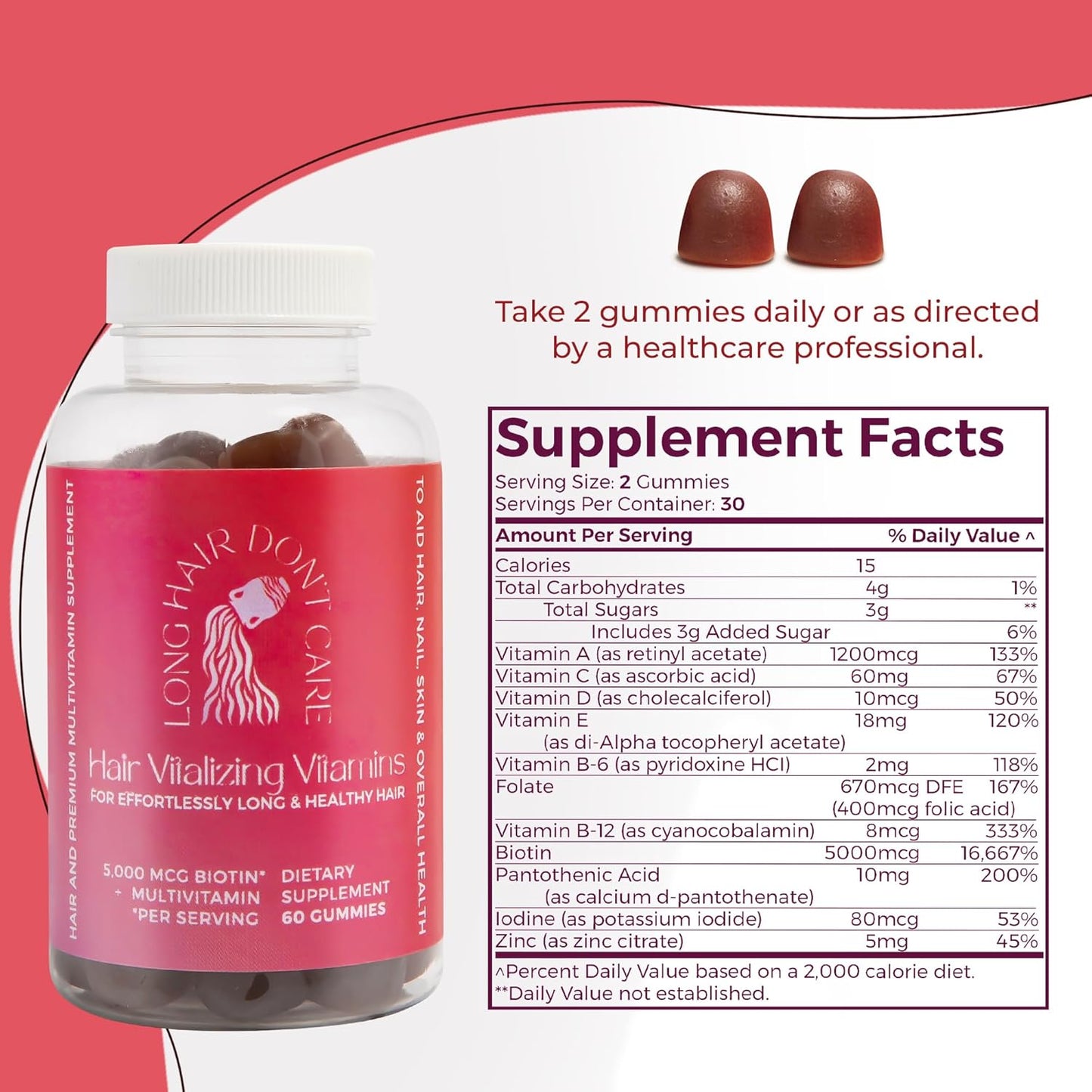 hair-vitalizing-vitamins-for-long-strong-hair---hair-skin-and-nails-gummies-with-pantothenic-acid-folic-acid-and-biotin-for-women-and-men---non-gmo-60-gummy-vitamins-6