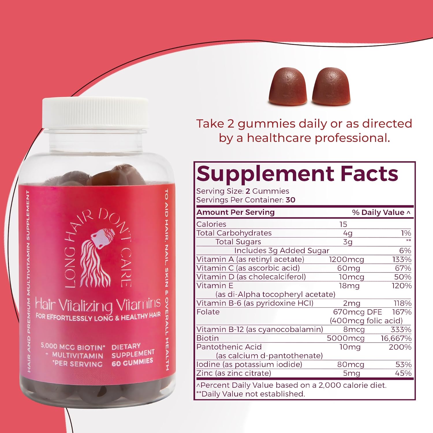 hair-vitalizing-vitamins-for-long-strong-hair---hair-skin-and-nails-gummies-with-pantothenic-acid-folic-acid-and-biotin-for-women-and-men---non-gmo-60-gummy-vitamins-6