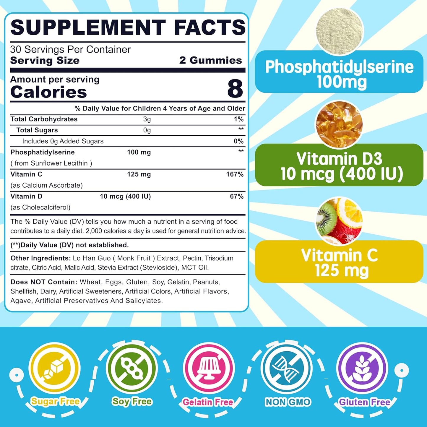phosphatidylserine-focus-gummies-for-kids-teens-with-vitamin-c-d3---100mg-sugar-free-brain-support-chewable-vegan-gluten-free---2-pack-2