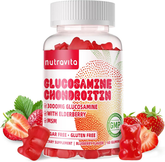 nutravita-extra-strength-glucosamine-chondroitin-gummies-with-msm-elderberry---joint-immune-support-for-adults---60-strawberry-chews-1