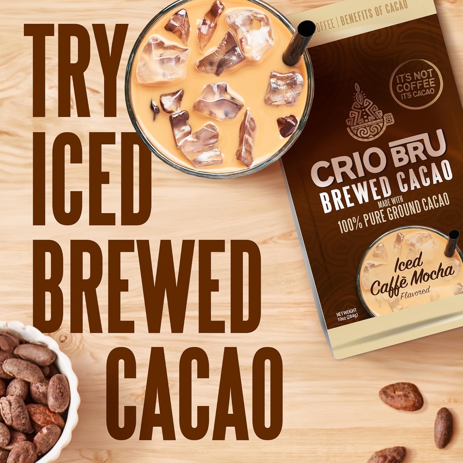 organic-crio-bru-brewed-cacao-uber-dark-spanish-roast-24oz-bag---natural-healthy-drink-100-pure-ground-cacao-beans-caffeine-free-keto-low-carb-paleo-hot-or-iced-organic-brew-4