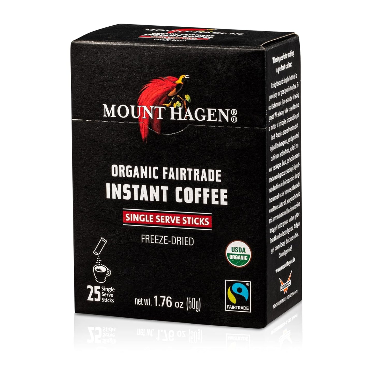 organic-medium-roast-arabica-instant-coffee-packets---25-count-eco-friendly-fair-trade-mount-hagen-176oz50g-2