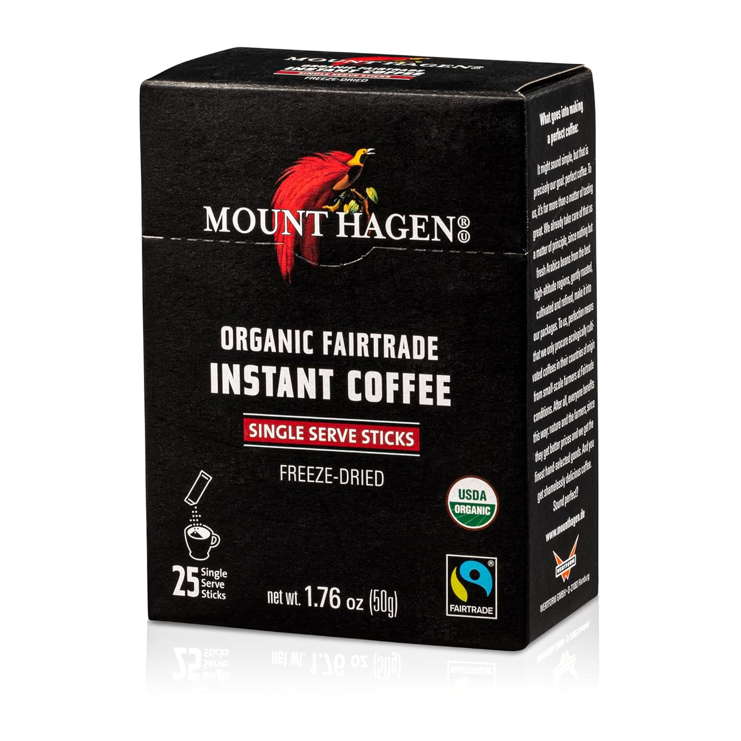 organic-medium-roast-arabica-instant-coffee-packets---25-count-eco-friendly-fair-trade-mount-hagen-176oz50g-2