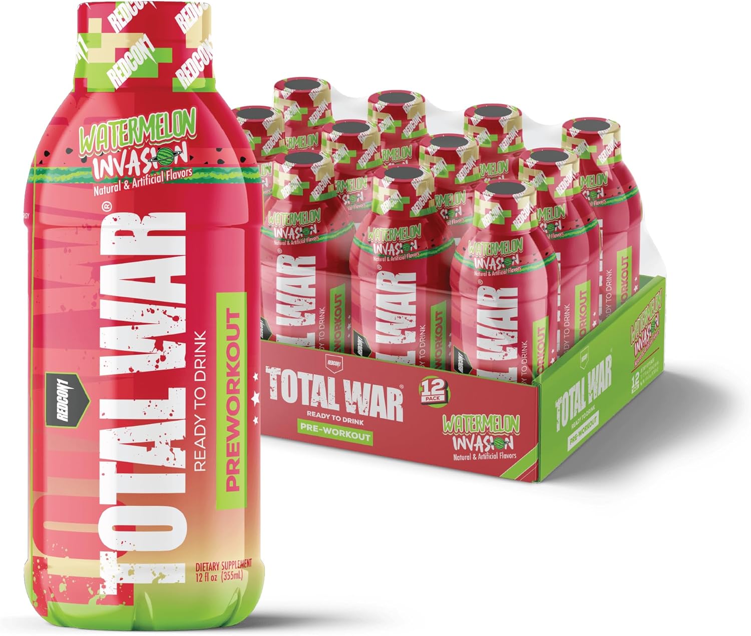 redcon1-total-war-rtd-preworkout-watermelon---350mg-caffeine-beta-alanine-citrulline-malate---12-drinks-for-pump-and-energy-1