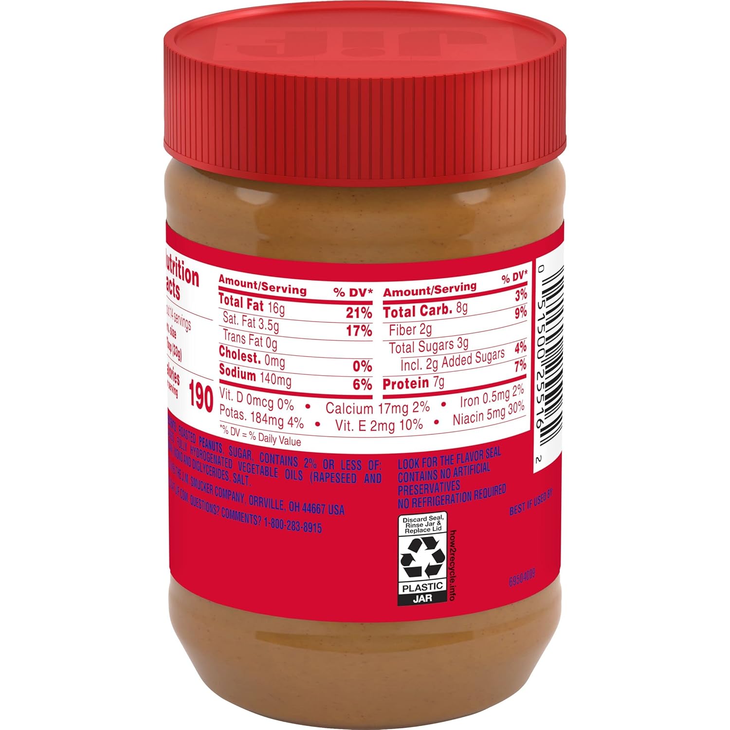 6-pack-of-jif-creamy-peanut-butter---16-ounces-per-jar---smooth-spread-for-snacks-and-recipes-2